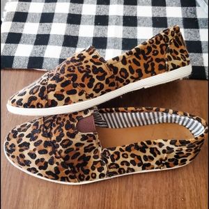 Leopard Slide-On Shoes